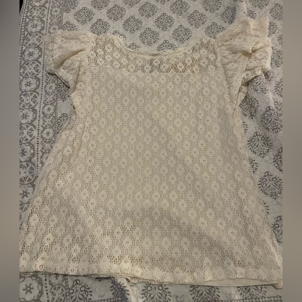 Women lace blouse. Worn once! Size M